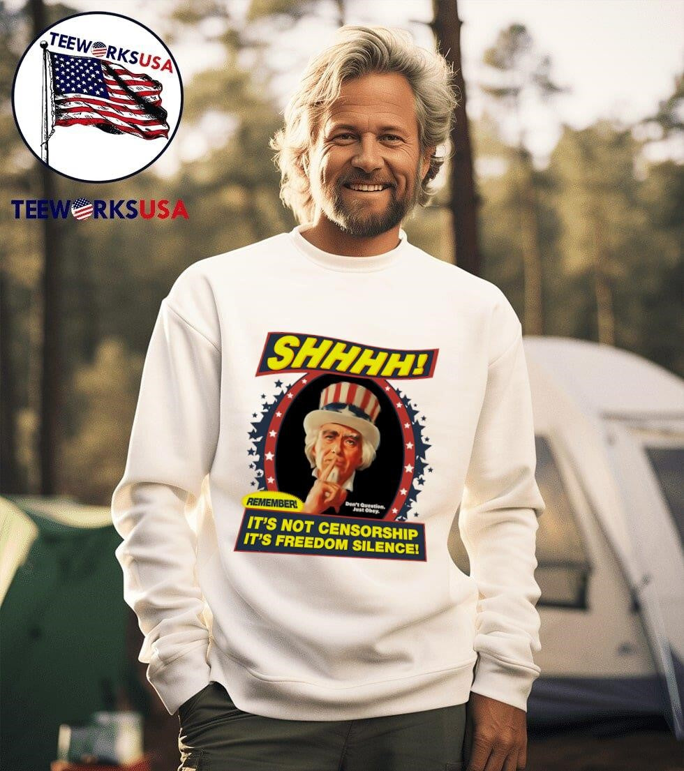It's not censorship Freedom Silence - Adult & Kids T-Shirts, Sweatshirts & Hoodies apparel design preview 3