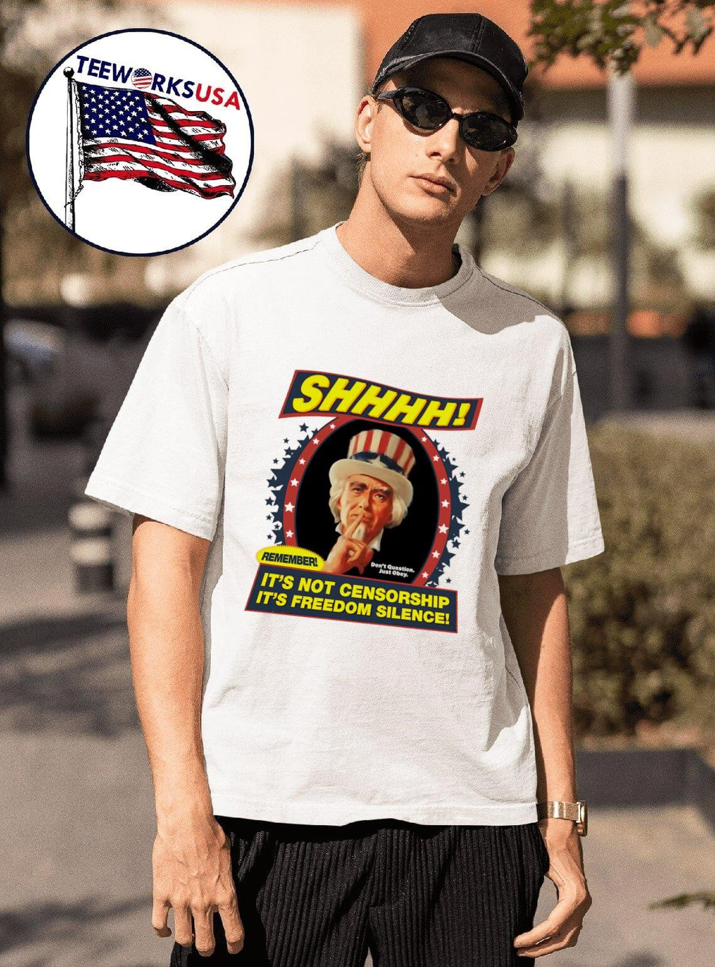 It's not censorship Freedom Silence - Adult & Kids T-Shirts, Sweatshirts & Hoodies apparel design preview 1