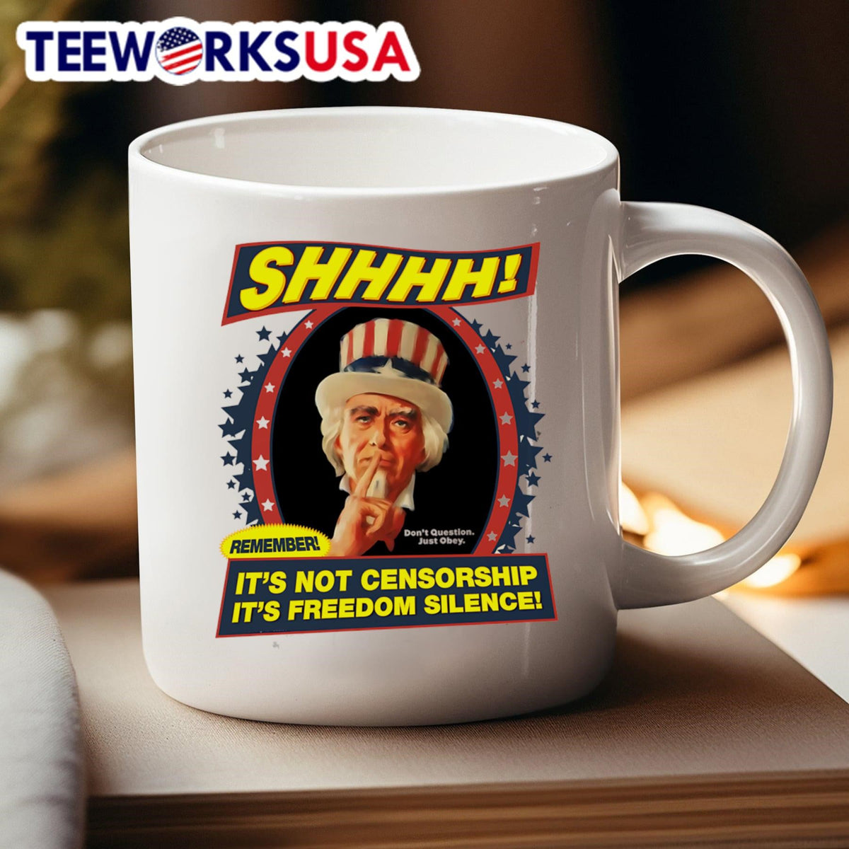 It's not censorship Freedom Silence - Adult & Kids T-Shirts, Sweatshirts & Hoodies apparel design preview 4