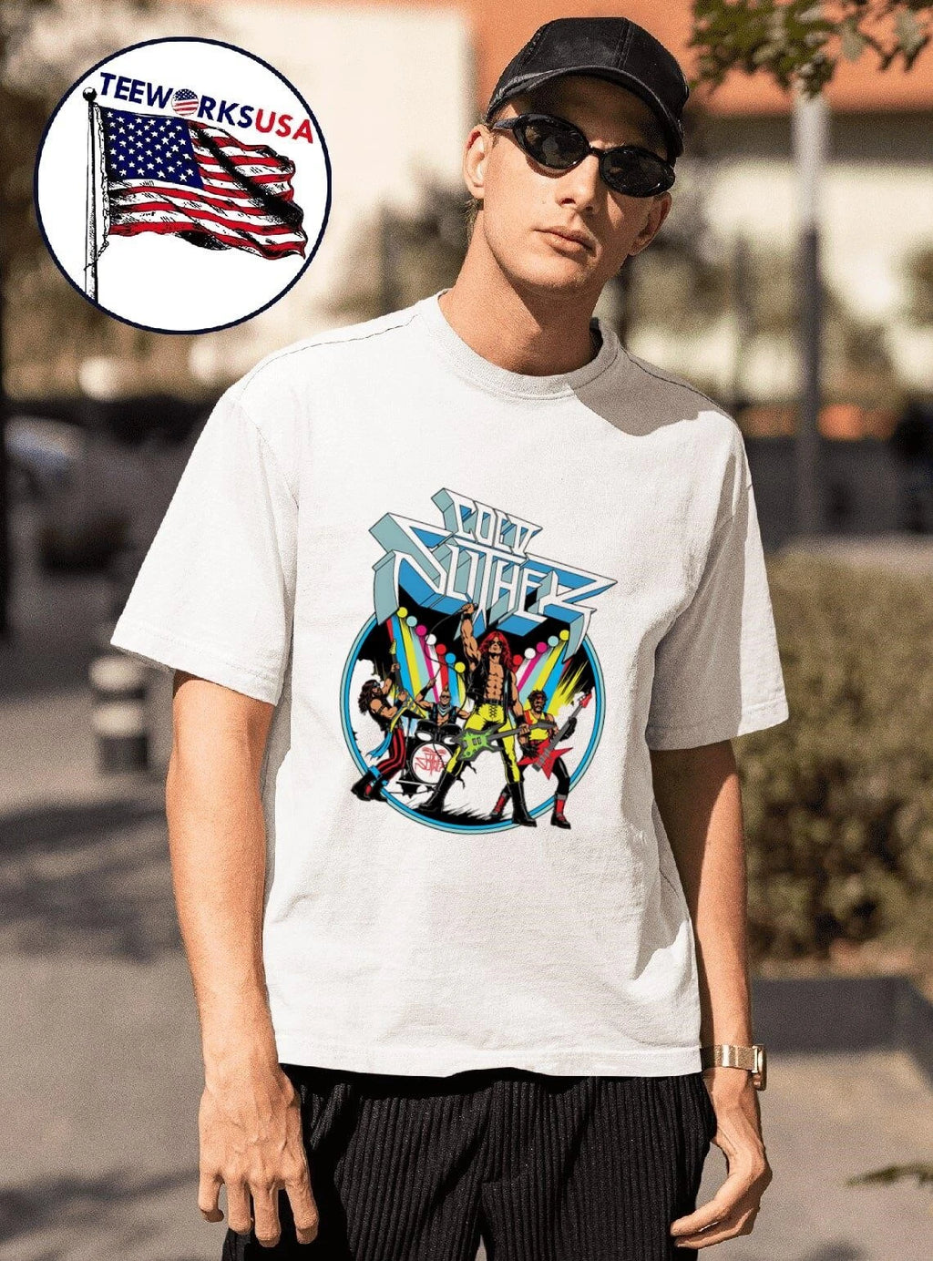 Cold Slither Rock Band Graphic Art - Adult & Kids T-Shirts, Sweatshirts & Hoodies apparel design preview 1