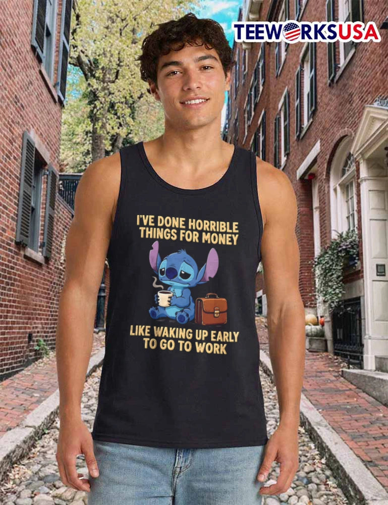 I've done horrible things for money like waking up - Adult & Kids T-Shirts, Sweatshirts & Hoodies apparel design preview 6