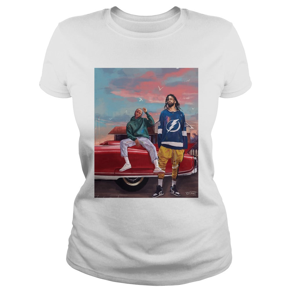 J Cole And Kendrick Lamar - Adult & Kids T-Shirts, Sweatshirts & Hoodies apparel design preview 2