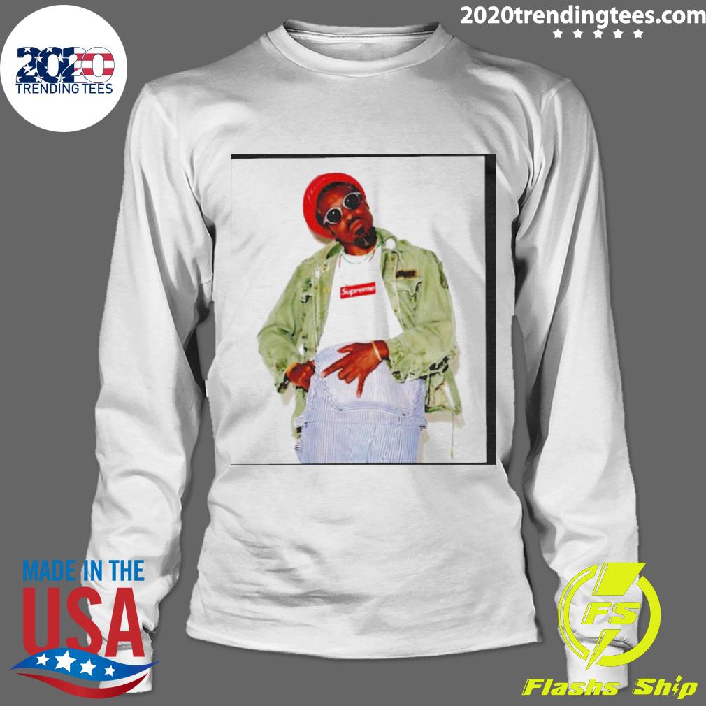 Official supreme Andre 3000 Vintage - Adult & Kids T-Shirts, Sweatshirts & Hoodies apparel design preview 4