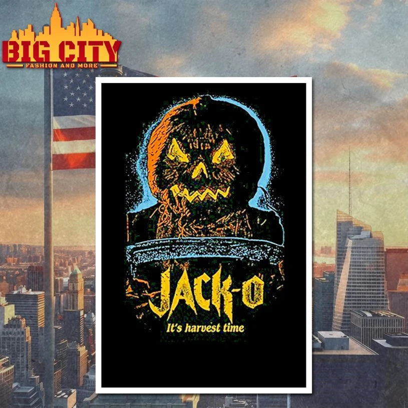 Jack-O It's Harvest Time - Adult & Kids T-Shirts, Sweatshirts & Hoodies apparel design preview 4
