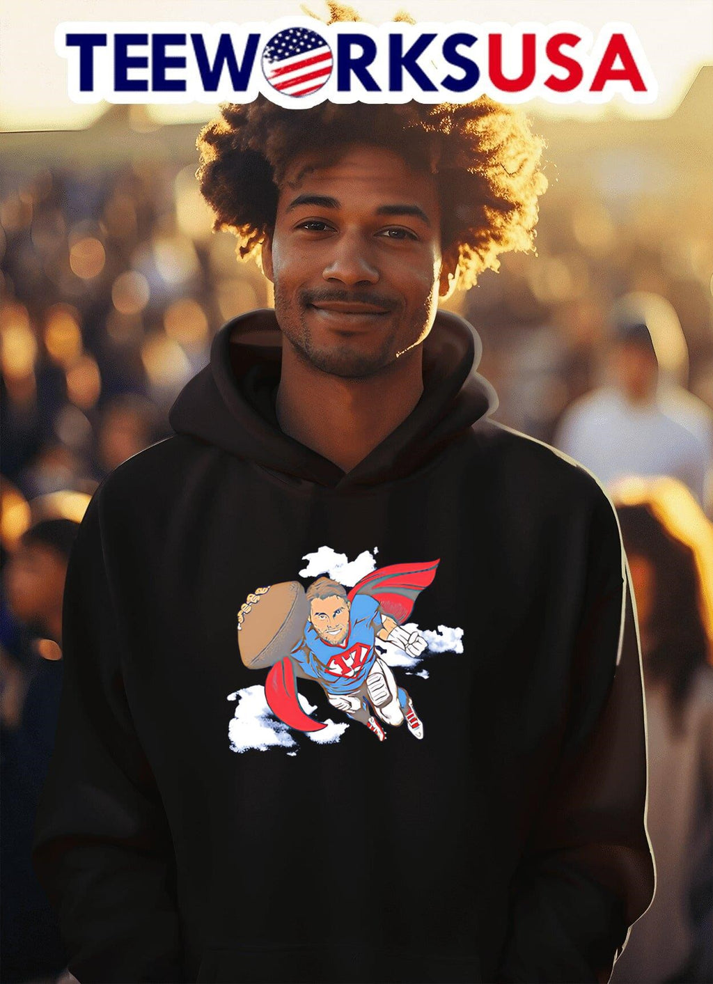 Jackson Buyea hero ball - Adult & Kids T-Shirts, Sweatshirts & Hoodies apparel design preview 2