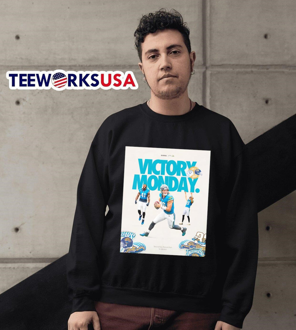 Jacksonville Jaguars Victory Monday poster - Adult & Kids T-Shirts, Sweatshirts & Hoodies apparel design preview 3