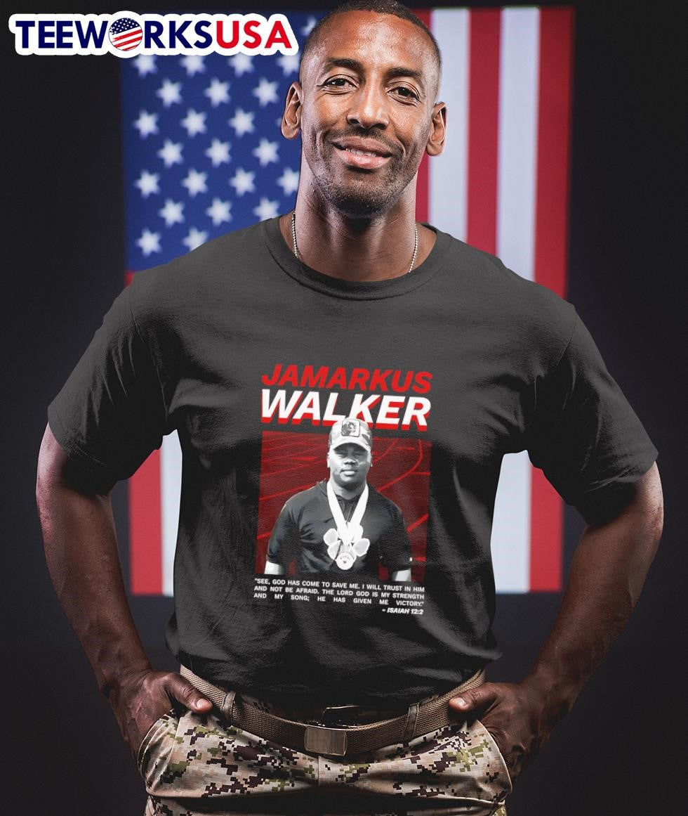 Jamarkus Walker see God has come to save me - Adult & Kids T-Shirts, Sweatshirts & Hoodies apparel design preview 1