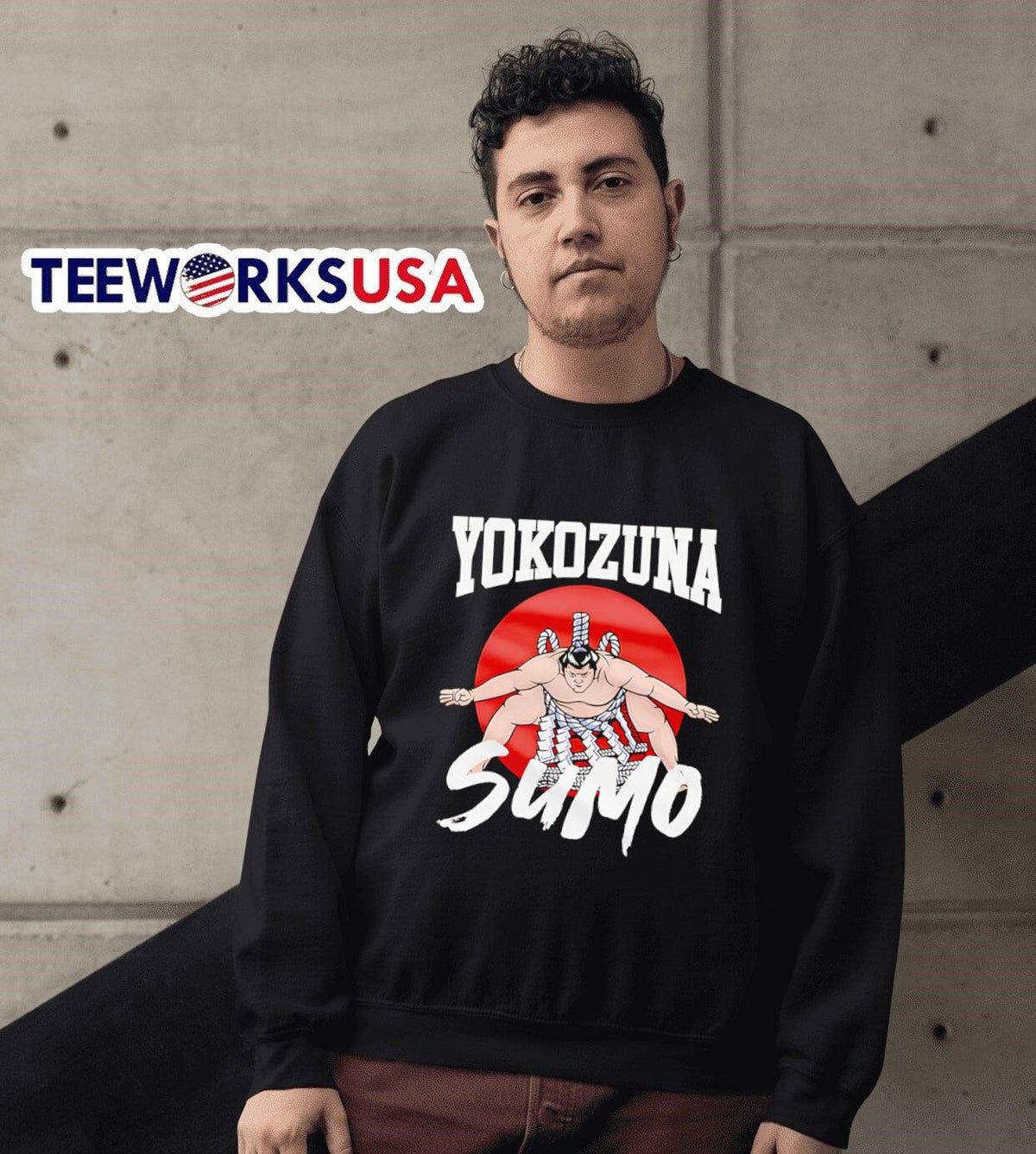 Japanese Yokozuna Sumo - Adult & Kids T-Shirts, Sweatshirts & Hoodies apparel design preview 6