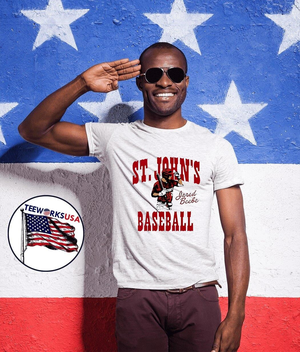 Jared beebe st. john's red storm cartoon - Adult & Kids T-Shirts, Sweatshirts & Hoodies apparel design preview 1