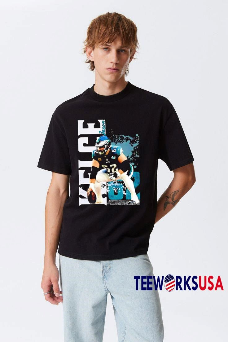 Jason Kelce Philadelphia Eagles classic - Adult & Kids T-Shirts, Sweatshirts & Hoodies apparel design preview 3