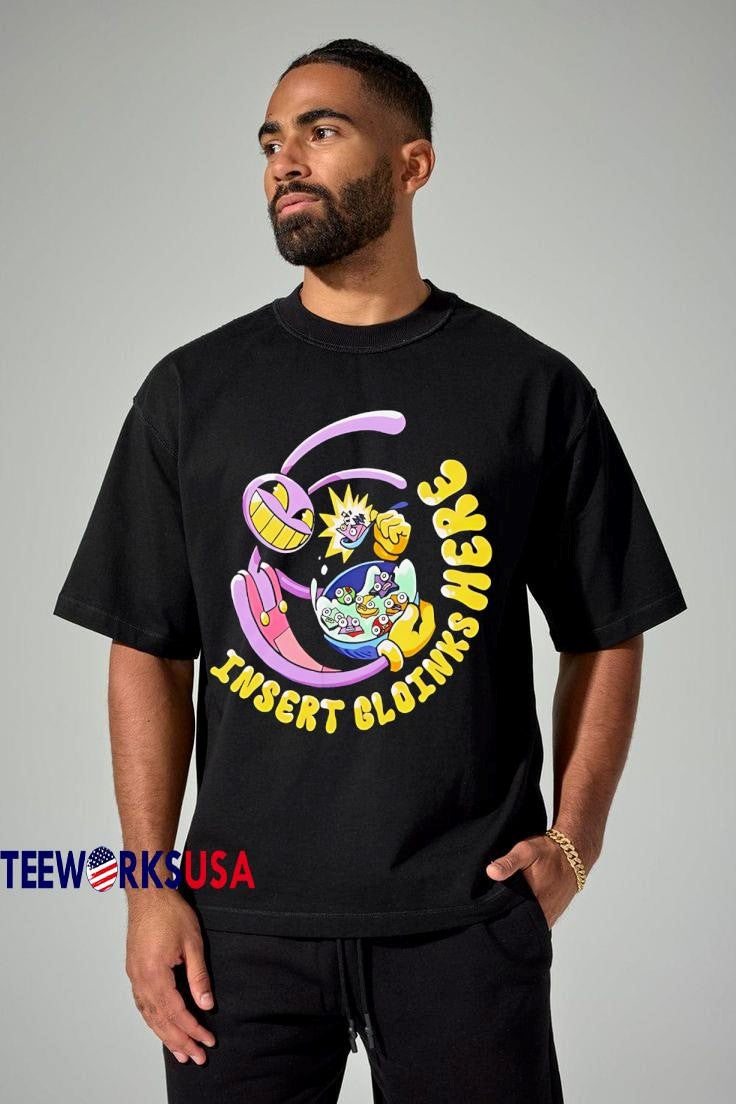 Jax Insert Gloinks Here the Amazing Digital Circus - Adult & Kids T-Shirts, Sweatshirts & Hoodies apparel design preview 3
