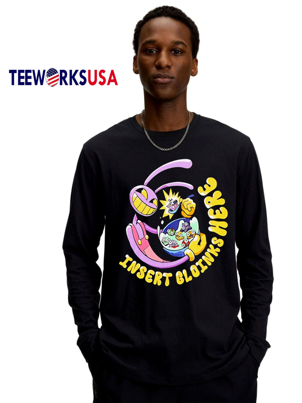 Jax Insert Gloinks Here the Amazing Digital Circus - Adult & Kids T-Shirts, Sweatshirts & Hoodies apparel design preview 4