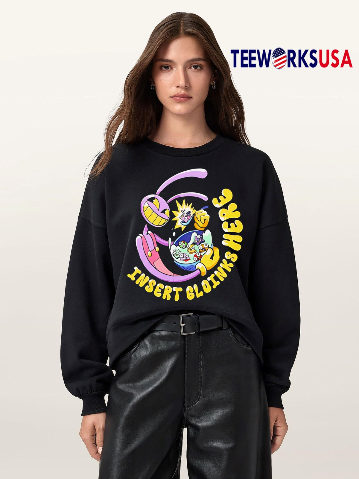 Jax Insert Gloinks Here the Amazing Digital Circus - Adult & Kids T-Shirts, Sweatshirts & Hoodies apparel design preview 5