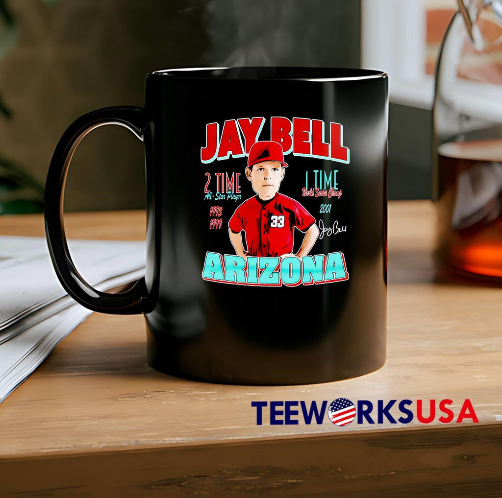 Jay Bell Arizona Comic 2 time all star player - Adult & Kids T-Shirts, Sweatshirts & Hoodies apparel design preview 2