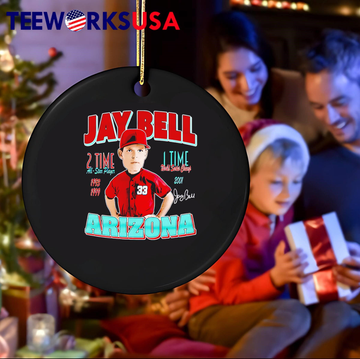 Jay Bell Arizona Comic 2 time all star player - Adult & Kids T-Shirts, Sweatshirts & Hoodies apparel design preview 4