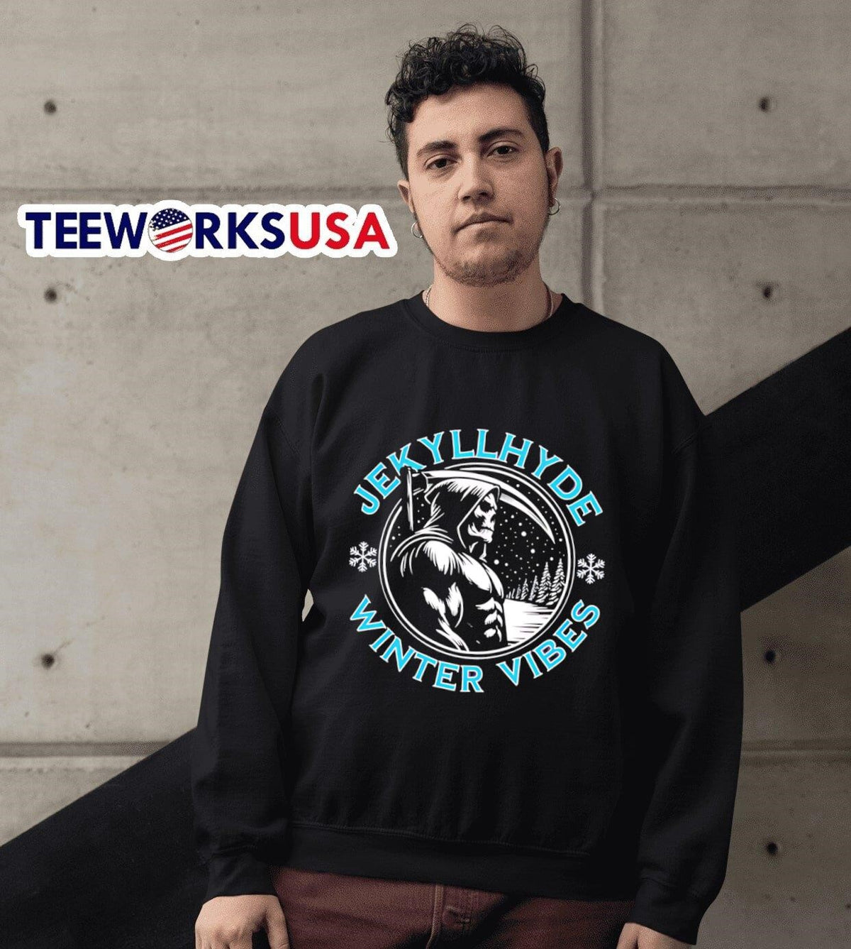 Jekyllhyde winter vibes - Adult & Kids T-Shirts, Sweatshirts & Hoodies apparel design preview 6