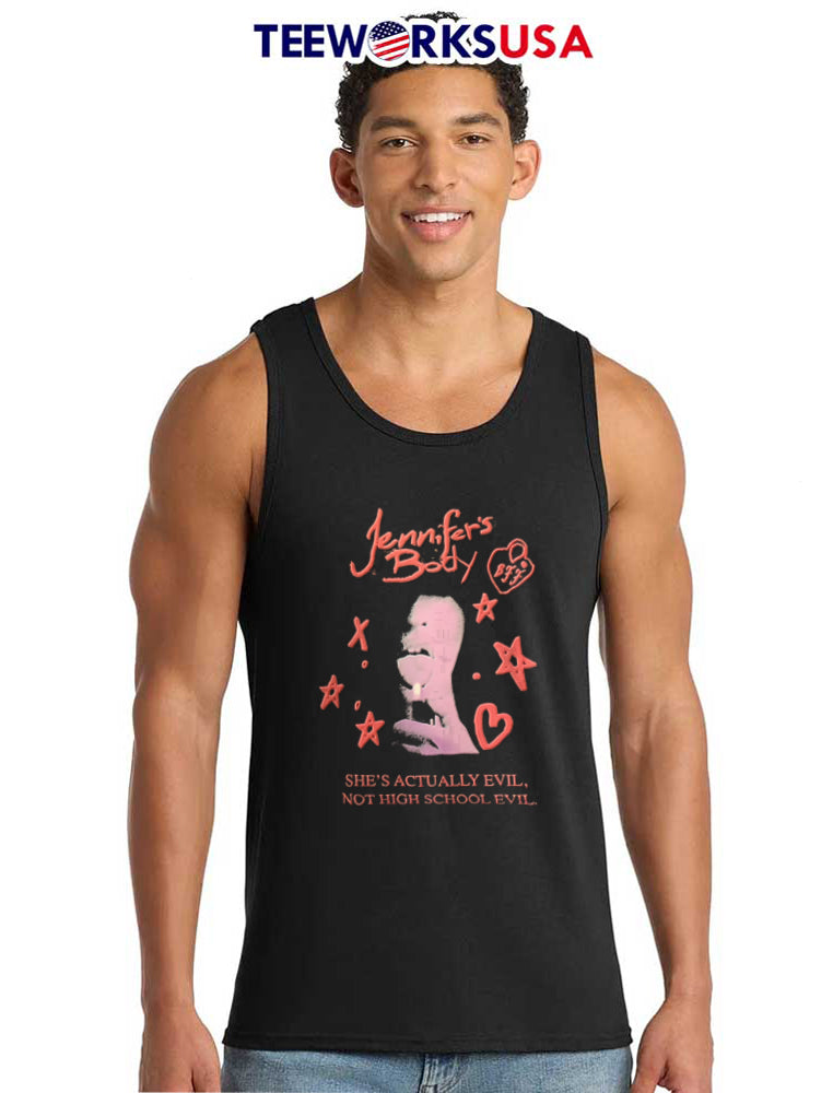 Jennifer's body bff she's actually evil not high - Adult & Kids T-Shirts, Sweatshirts & Hoodies apparel design preview 6