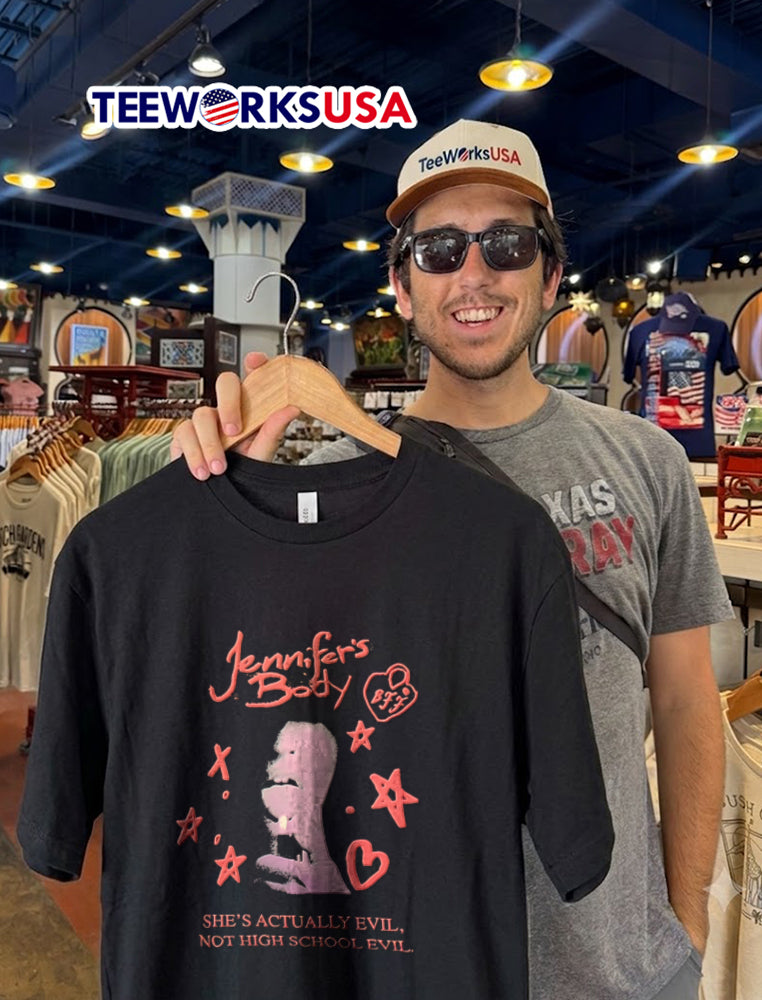 Jennifer's body bff she's actually evil not high - Adult & Kids T-Shirts, Sweatshirts & Hoodies apparel design preview 2