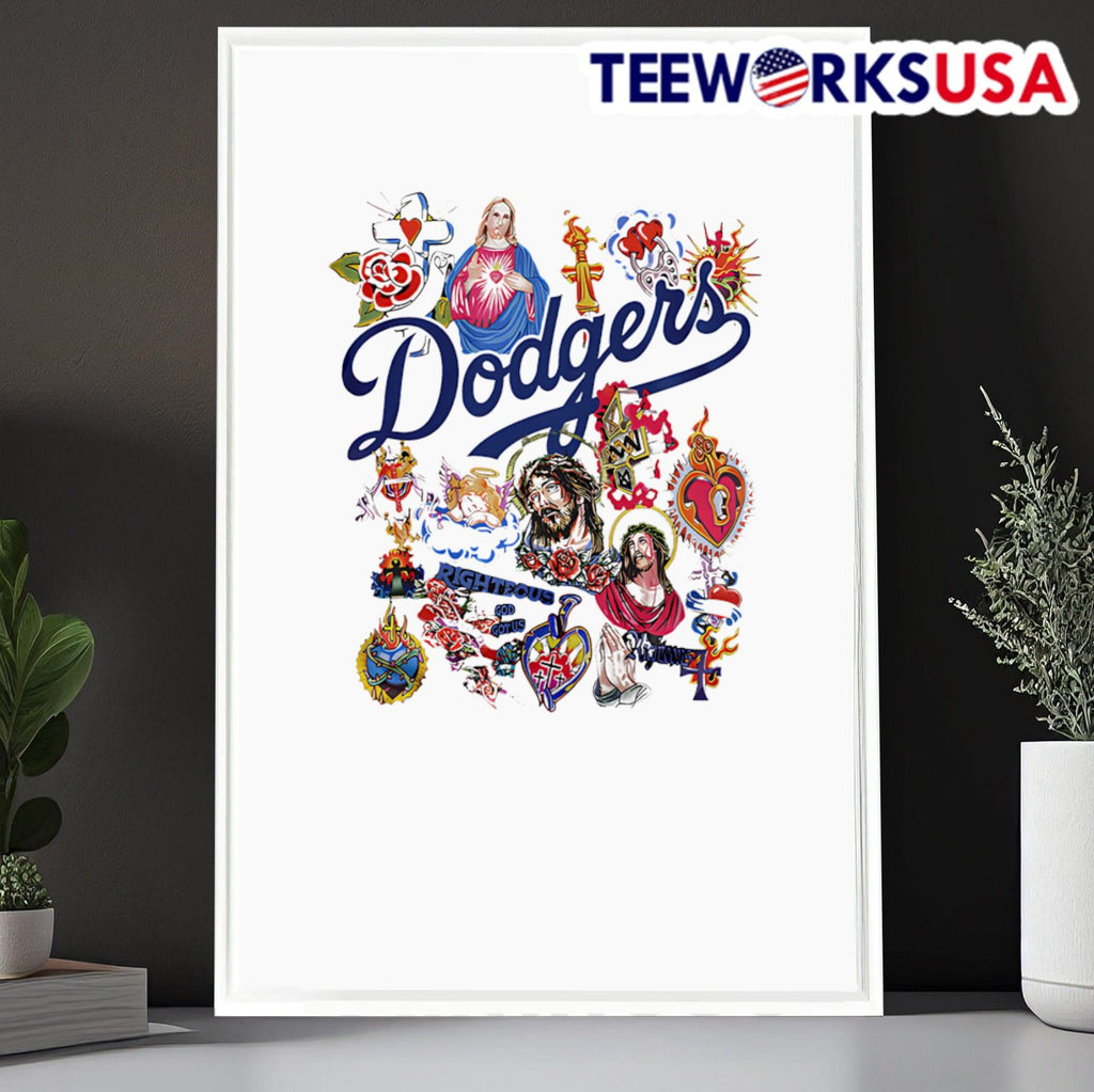 Jesus Won Los Angeles Dodgers - Adult & Kids T-Shirts, Sweatshirts & Hoodies apparel design preview 6