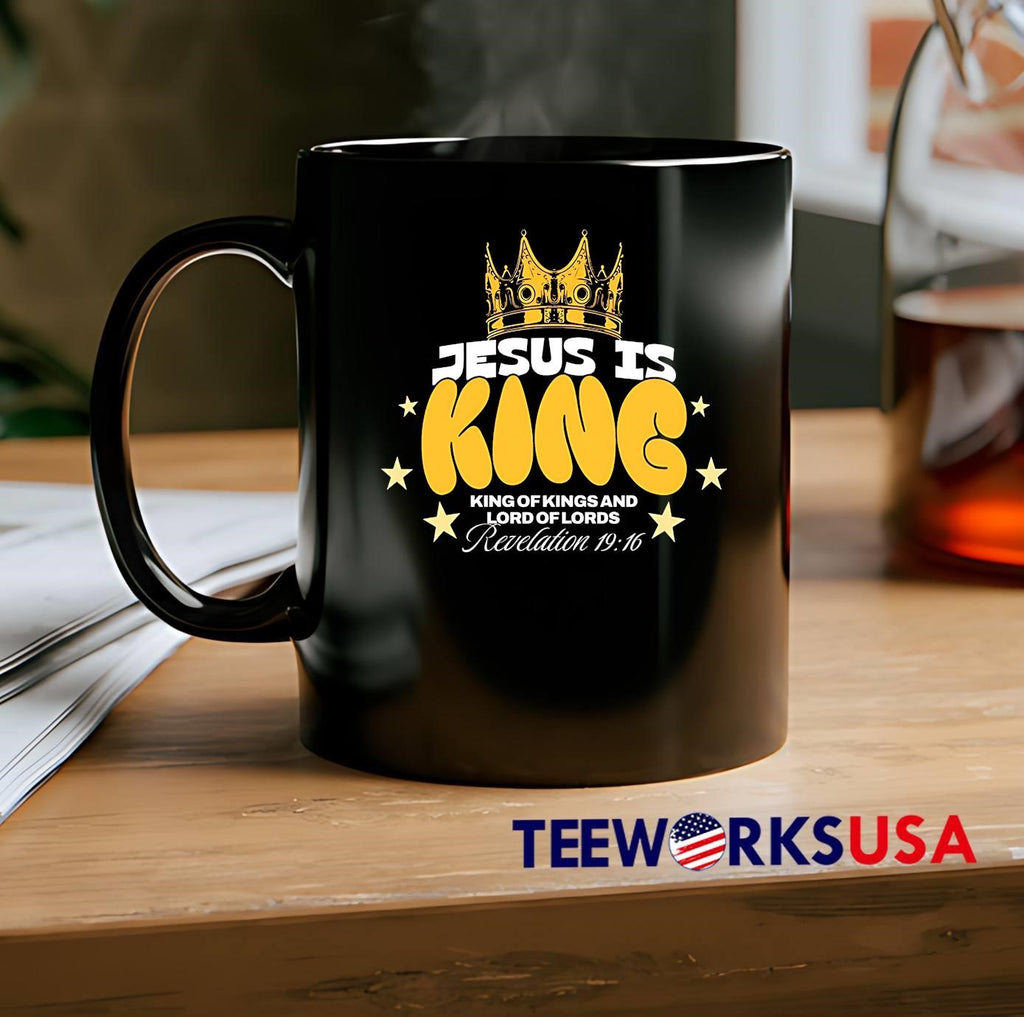 Jesus is King of Kings and Lord Lords - Adult & Kids T-Shirts, Sweatshirts & Hoodies apparel design preview 2