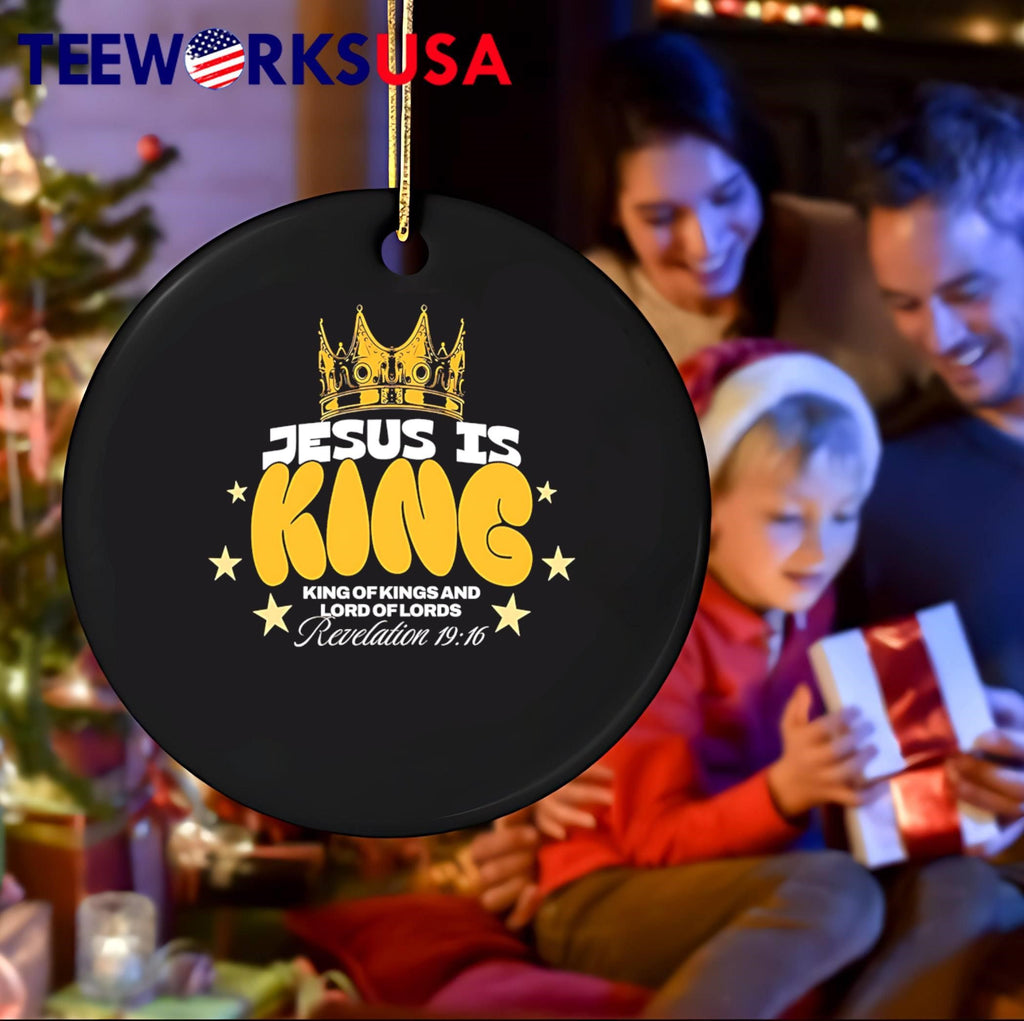 Jesus is King of Kings and Lord Lords - Adult & Kids T-Shirts, Sweatshirts & Hoodies apparel design preview 4