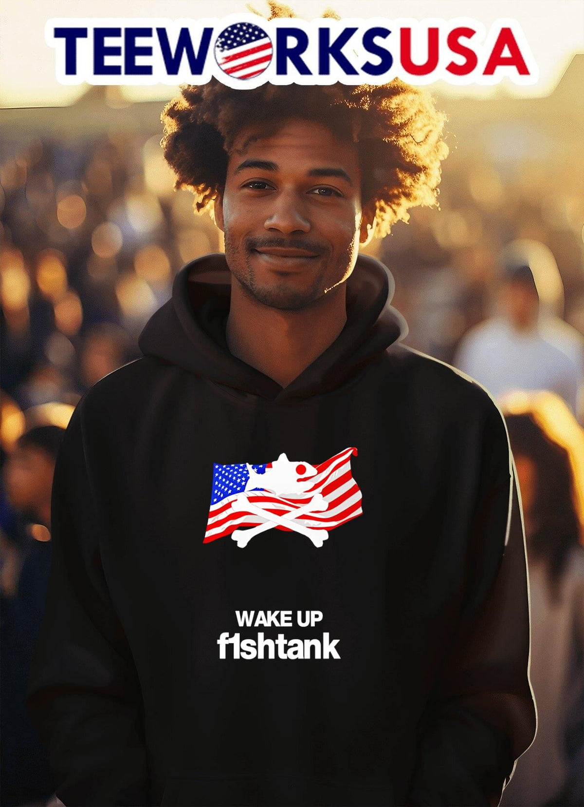 Jet Neptune wake up fishtank - Adult & Kids T-Shirts, Sweatshirts & Hoodies apparel design preview 2
