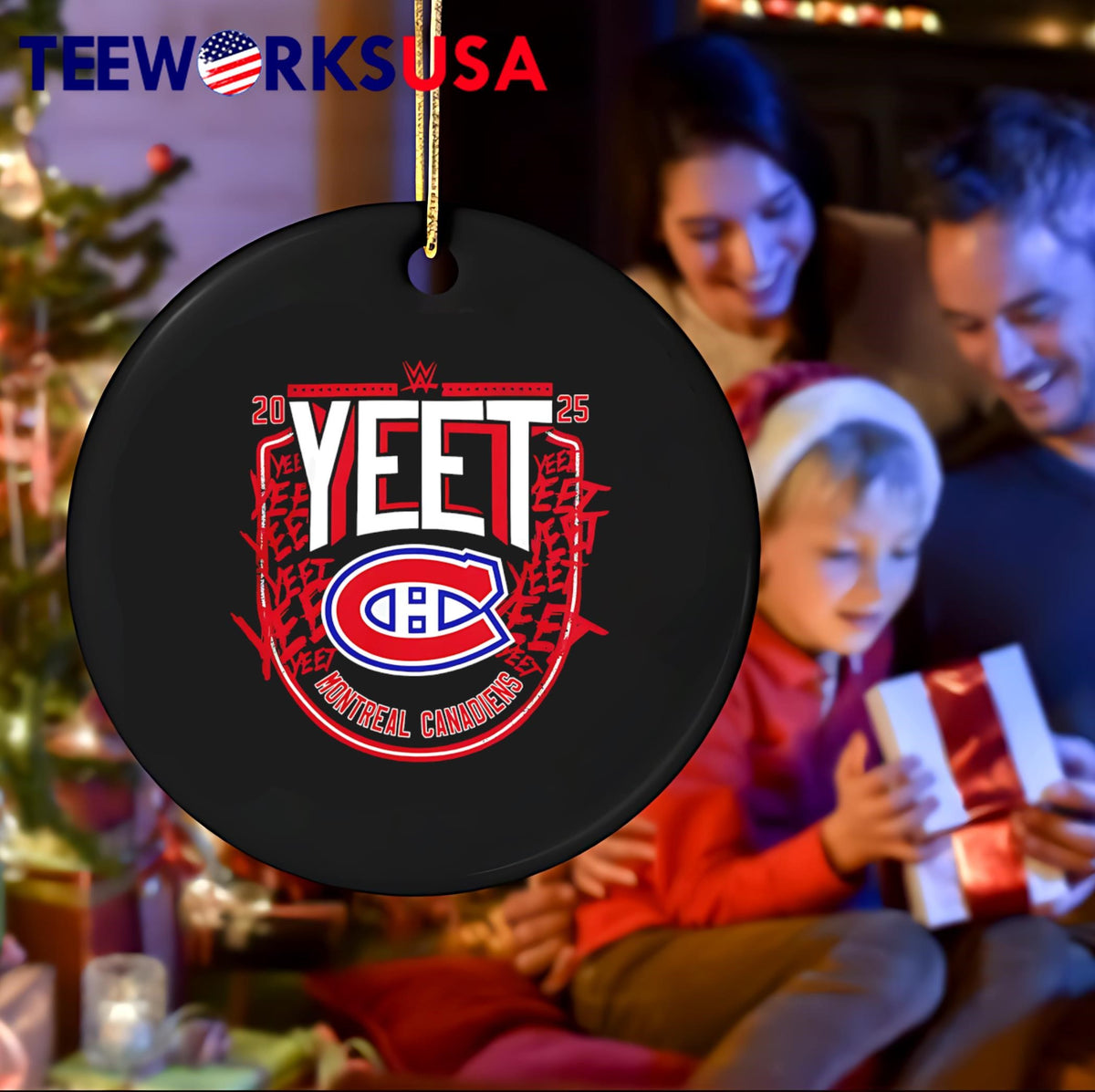 Jey Uso Yeet X Montreal Canadiens 2025 - Adult & Kids T-Shirts, Sweatshirts & Hoodies apparel design preview 4