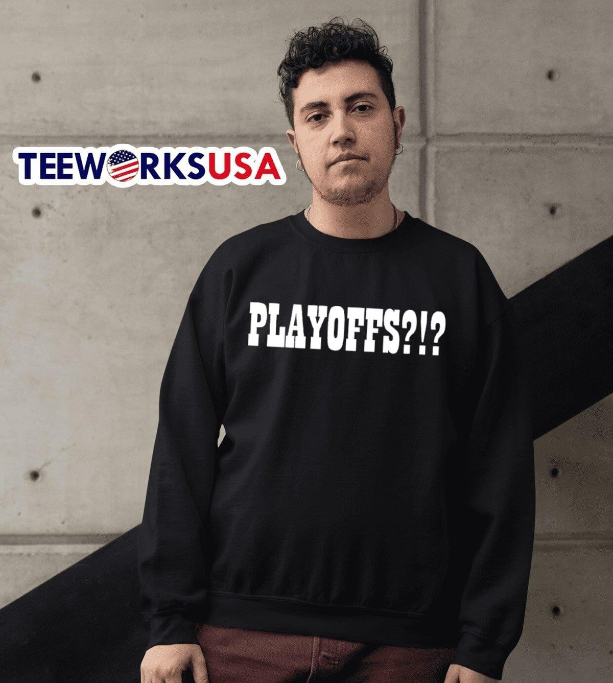 Jim Mora Saints playoffs - Adult & Kids T-Shirts, Sweatshirts & Hoodies apparel design preview 3