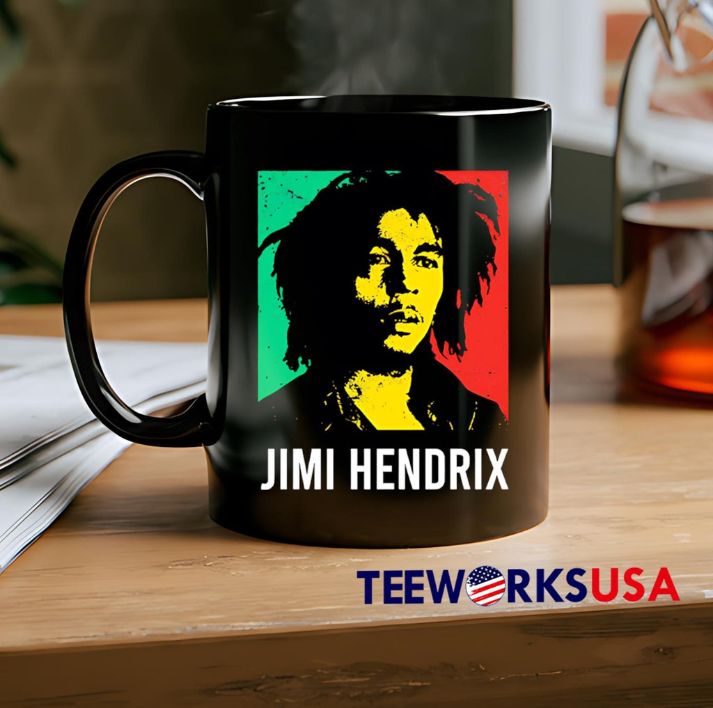 Jimi Hendrix Bob Marley - Adult & Kids T-Shirts, Sweatshirts & Hoodies apparel design preview 2