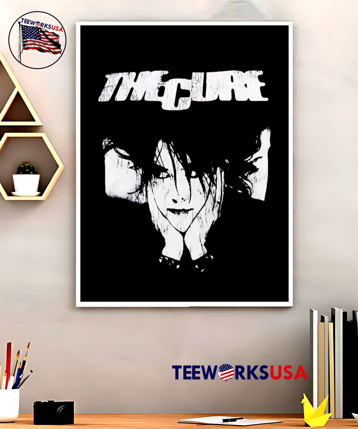 Jo Whiley Cure vintage - Adult & Kids T-Shirts, Sweatshirts & Hoodies apparel design preview 5