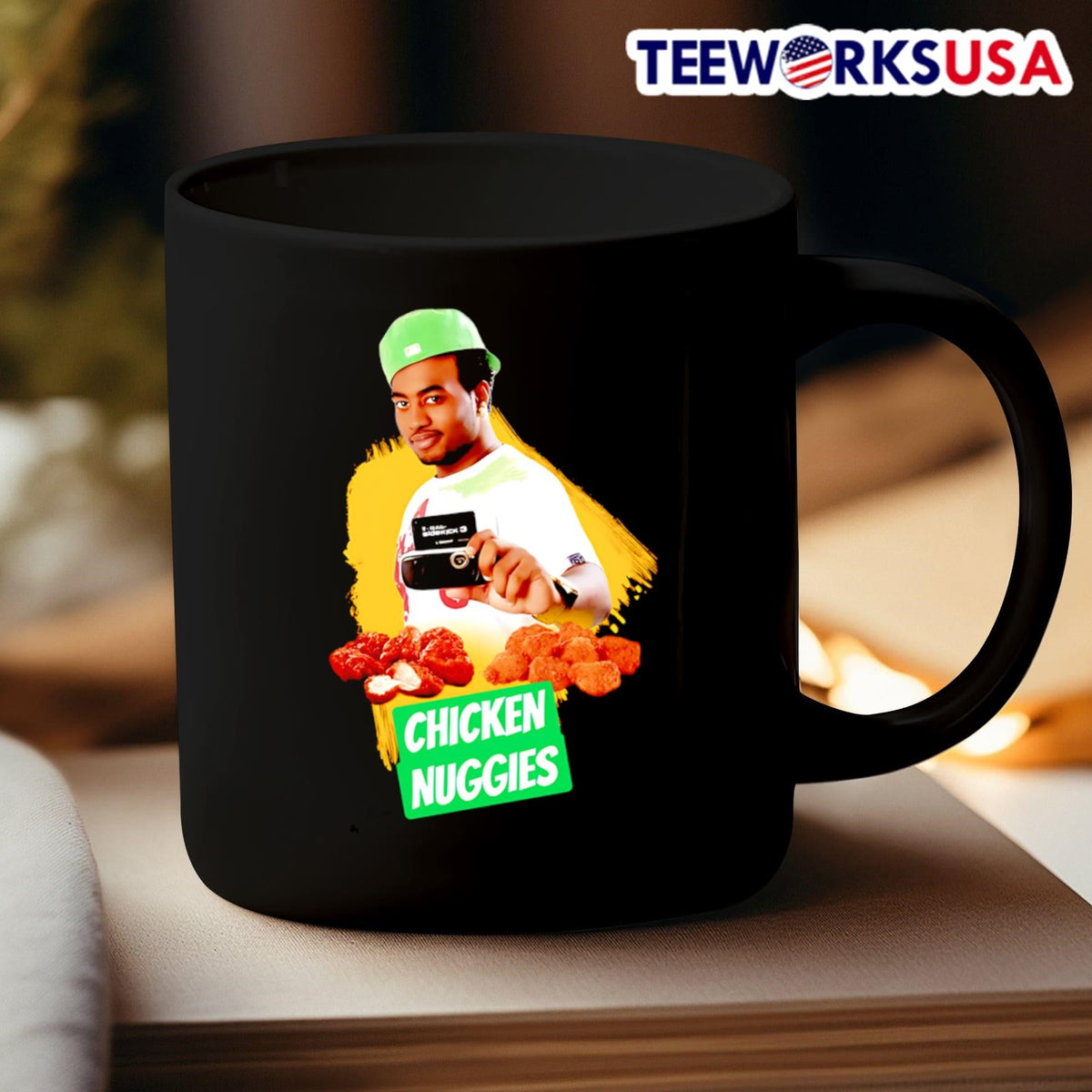 Joe Budden chicken nuggies - Adult & Kids T-Shirts, Sweatshirts & Hoodies apparel design preview 3