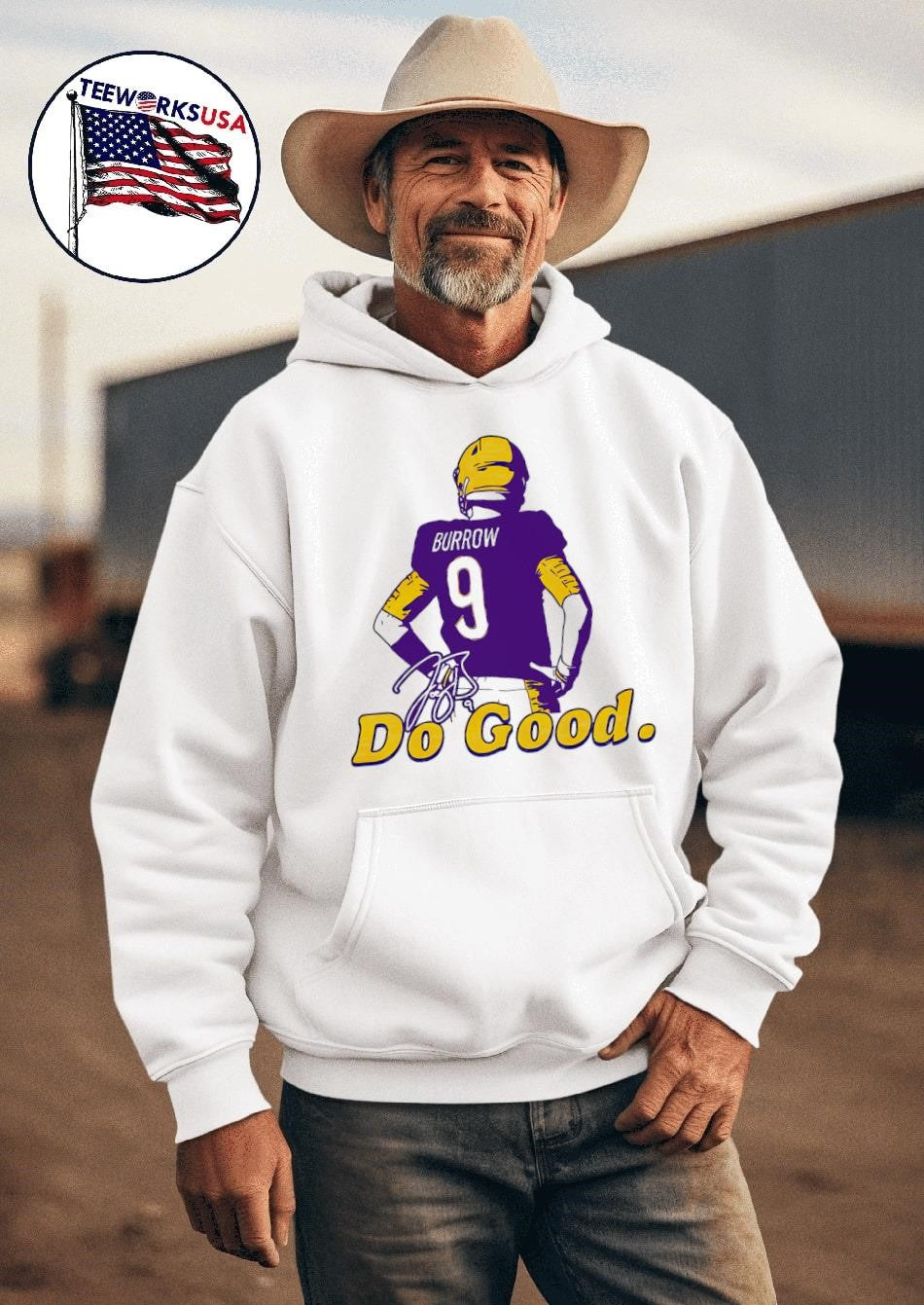 Joe Burrow do good foundation signature - Adult & Kids T-Shirts, Sweatshirts & Hoodies apparel design preview 2