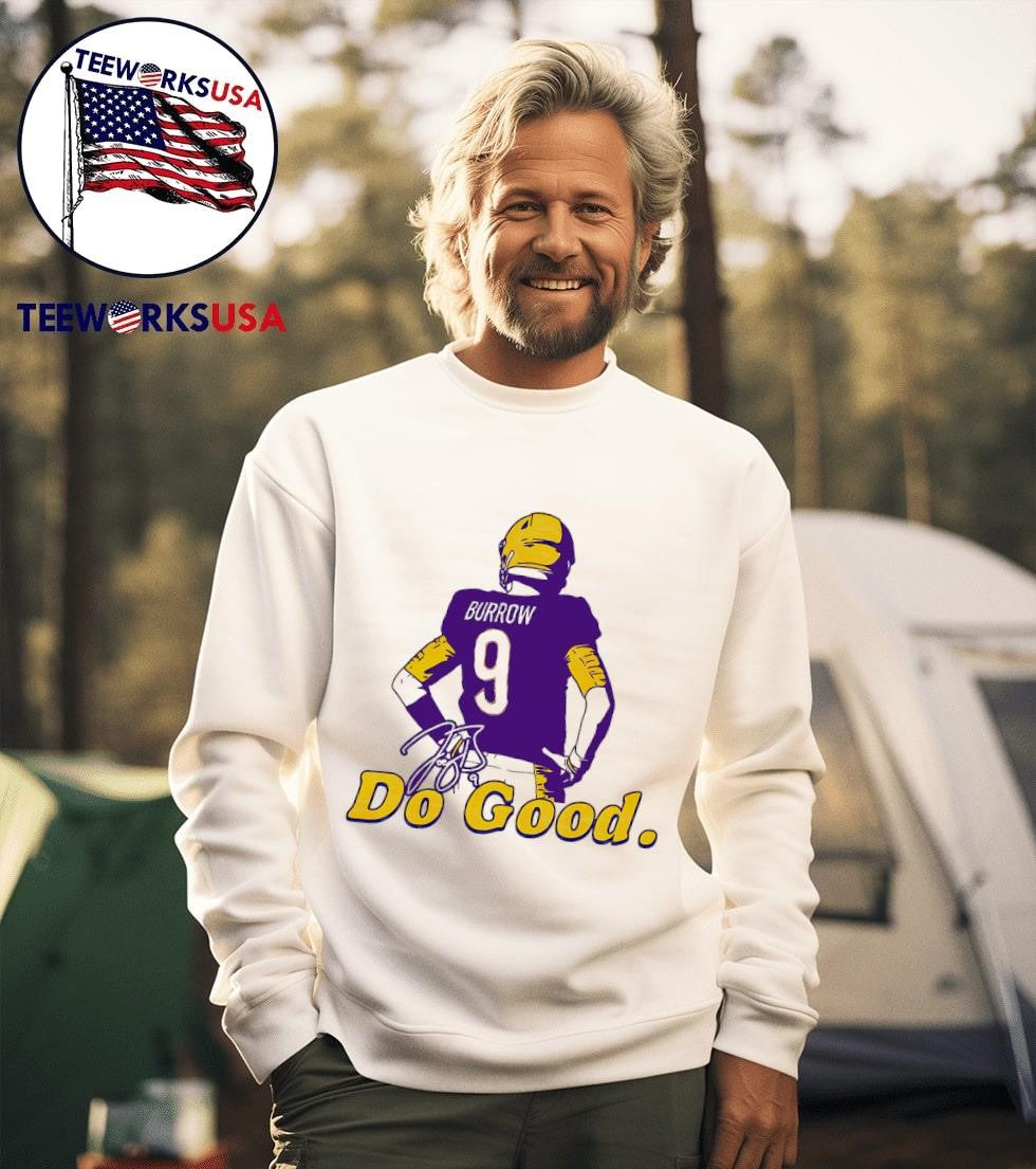 Joe Burrow do good foundation signature - Adult & Kids T-Shirts, Sweatshirts & Hoodies apparel design preview 3
