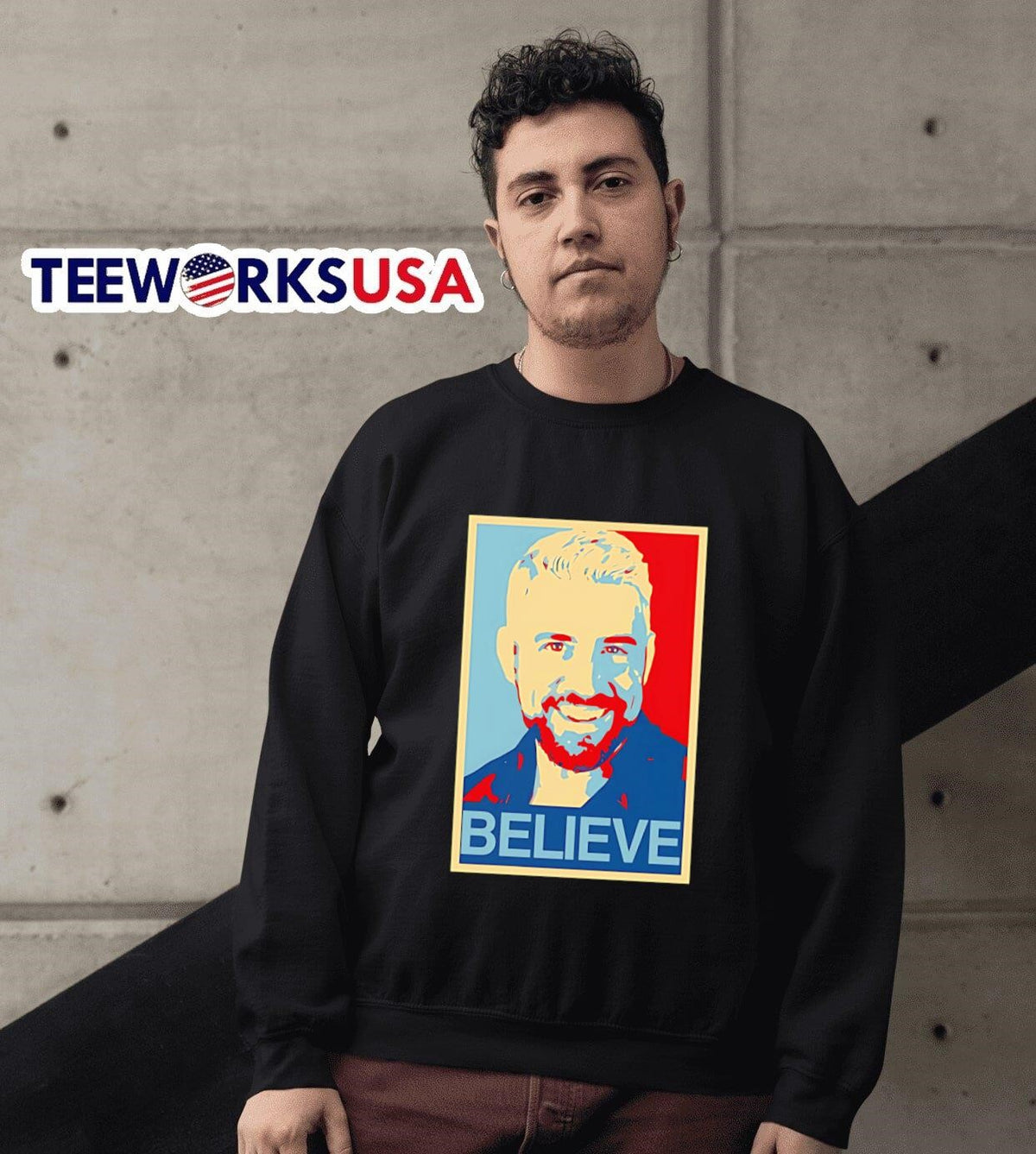 Joe Hendry Believe - Adult & Kids T-Shirts, Sweatshirts & Hoodies apparel design preview 6