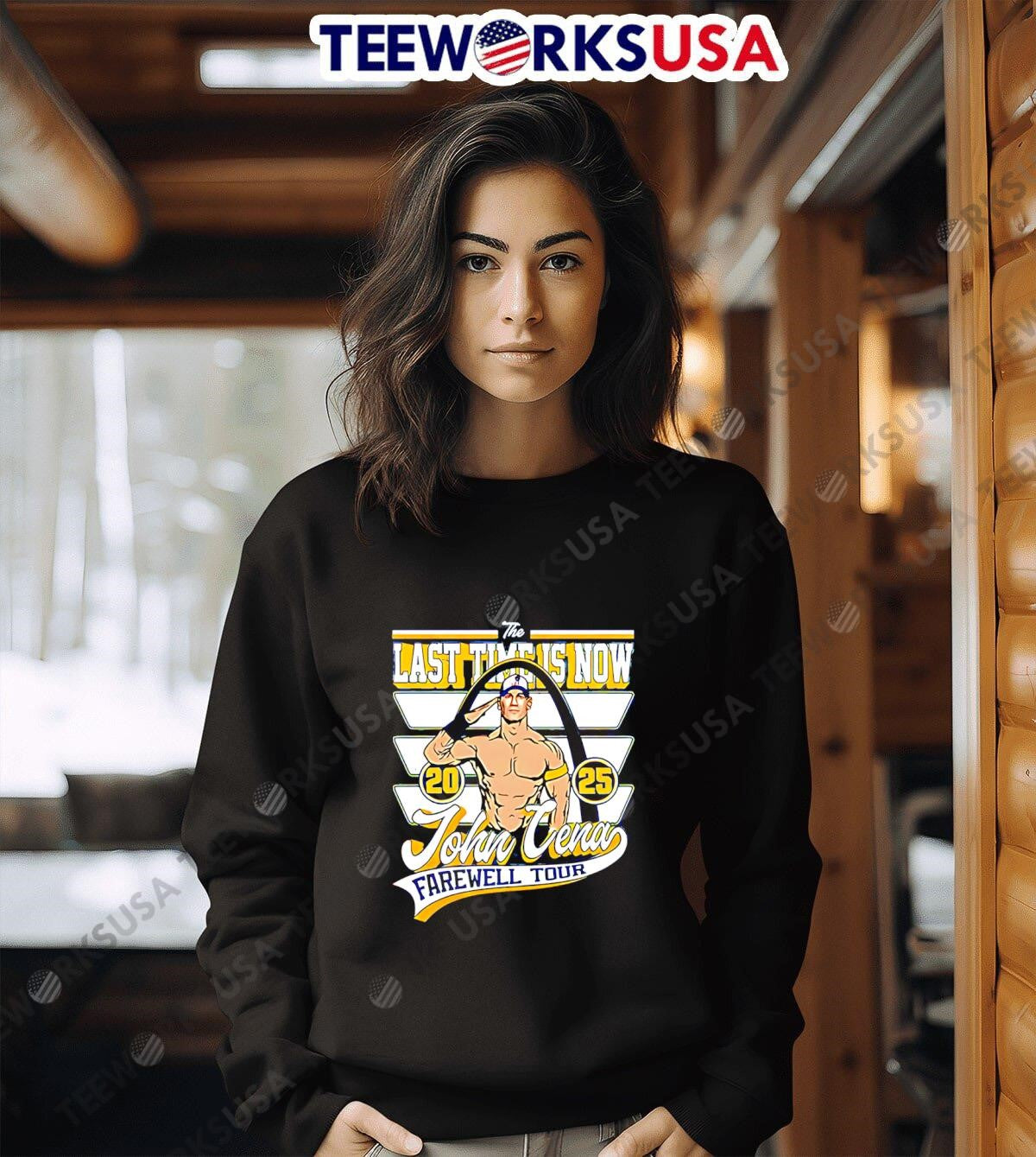 John Cena St. Louis Farewell Tour 2025 - Adult & Kids T-Shirts, Sweatshirts & Hoodies apparel design preview 6
