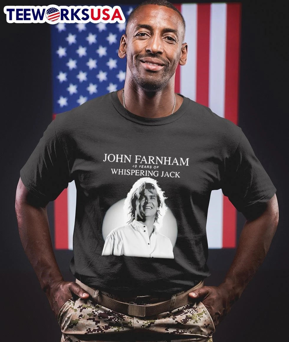 John Farnham Whispering Jack - Adult & Kids T-Shirts, Sweatshirts & Hoodies apparel design preview 1