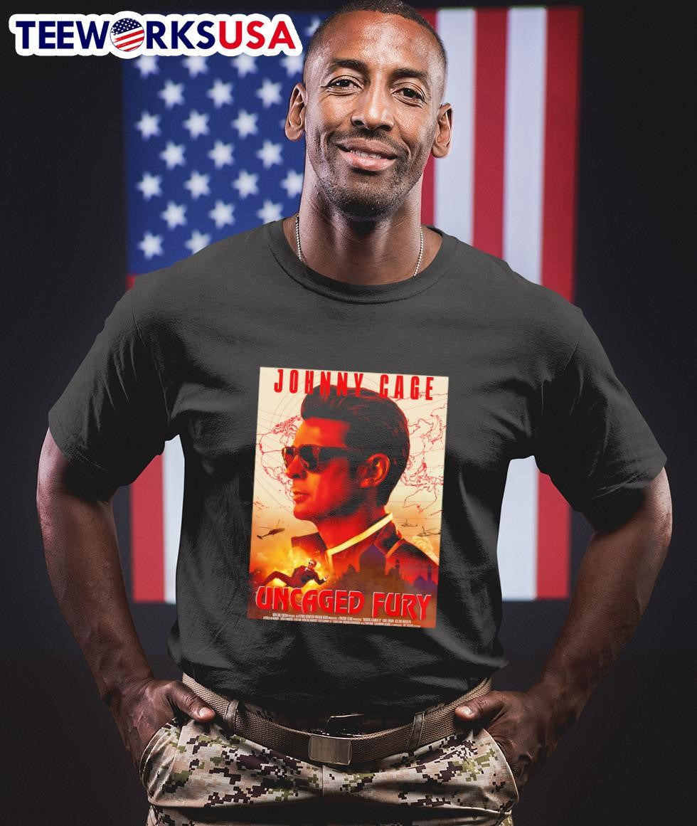 Johnny Cage Uncaged Fury - Adult & Kids T-Shirts, Sweatshirts & Hoodies apparel design preview 1
