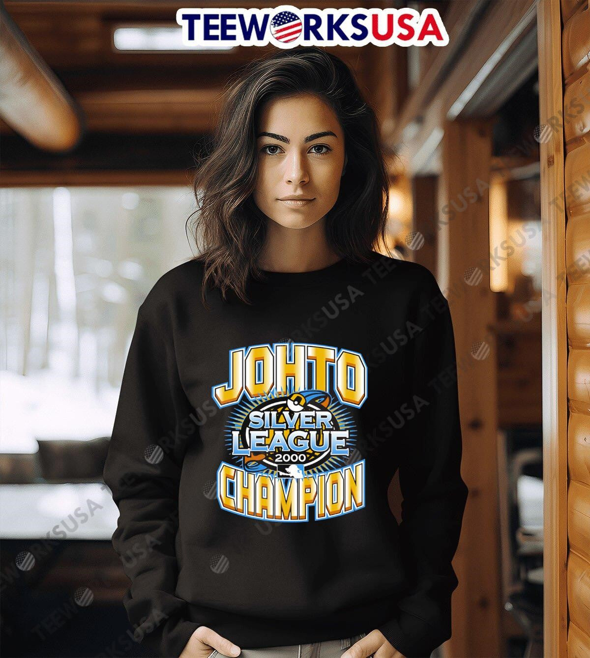 Johto Silver League Champion 2000 - Adult & Kids T-Shirts, Sweatshirts & Hoodies apparel design preview 6