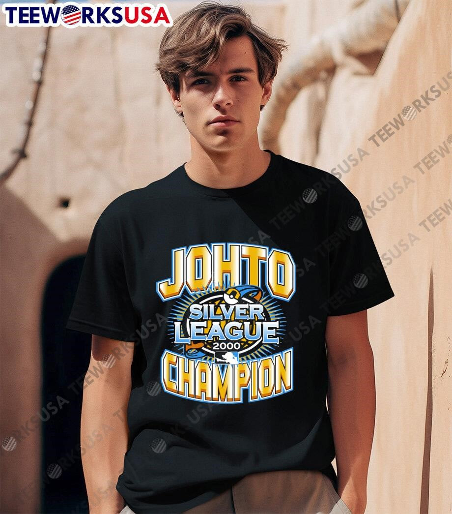 Johto Silver League Champion 2000 - Adult & Kids T-Shirts, Sweatshirts & Hoodies apparel design preview 1