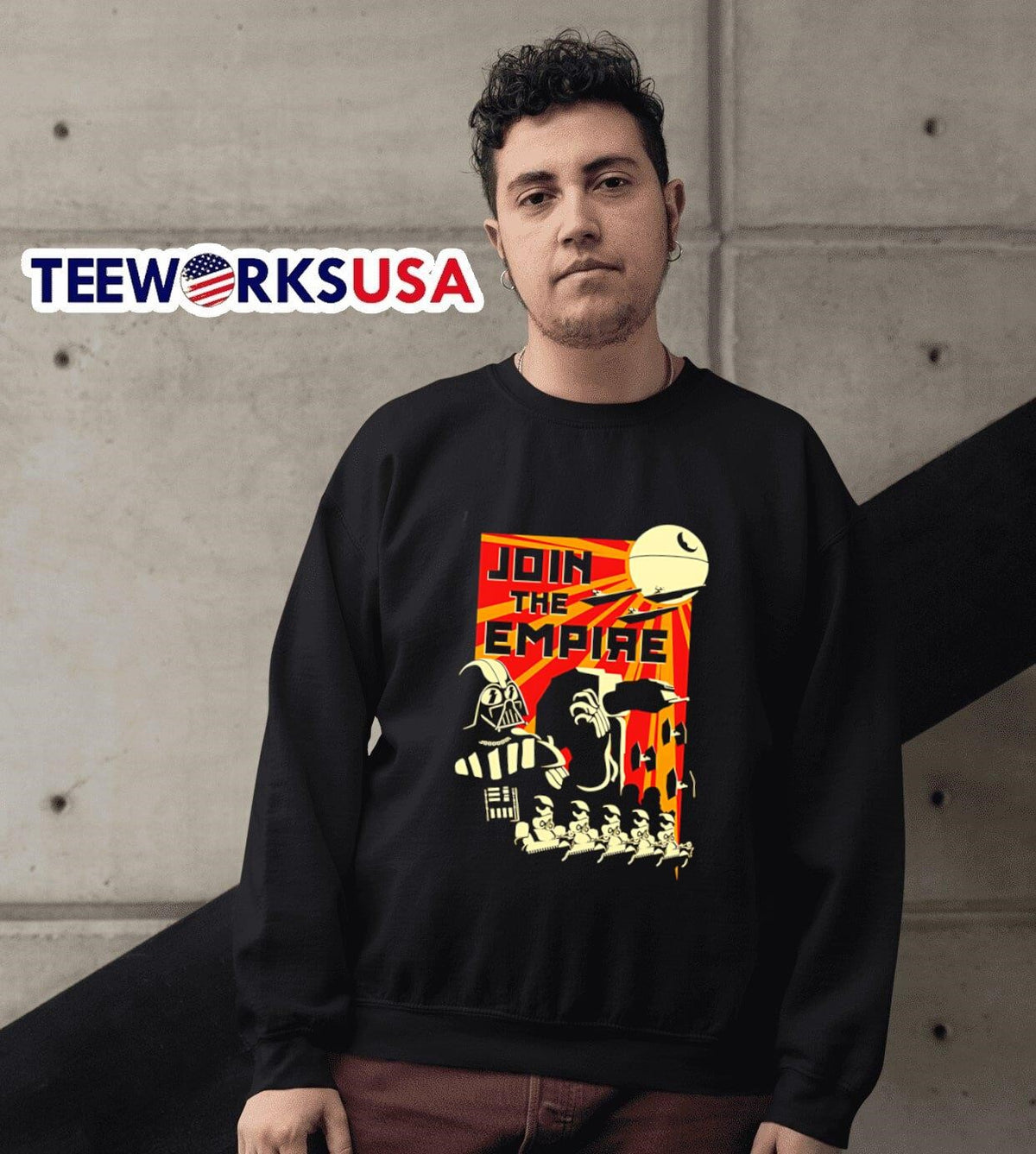 Join the Empire Propaganda - Adult & Kids T-Shirts, Sweatshirts & Hoodies apparel design preview 3