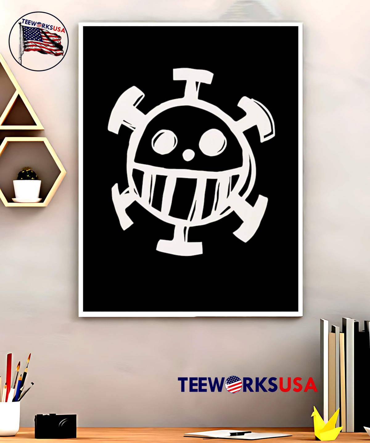 Jolly Roger De Law - Adult & Kids T-Shirts, Sweatshirts & Hoodies apparel design preview 5
