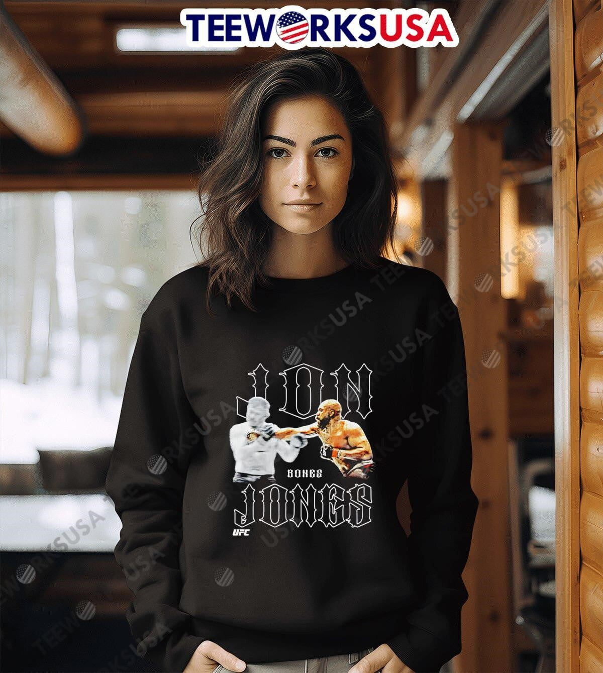 Jon jones straight right - Adult & Kids T-Shirts, Sweatshirts & Hoodies apparel design preview 4
