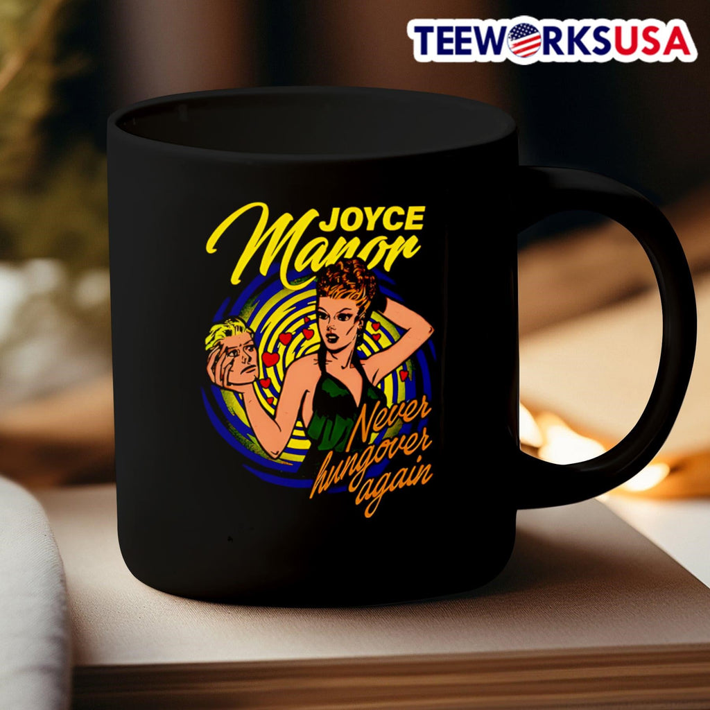 Joyce Manor never hungover again - Adult & Kids T-Shirts, Sweatshirts & Hoodies apparel design preview 3