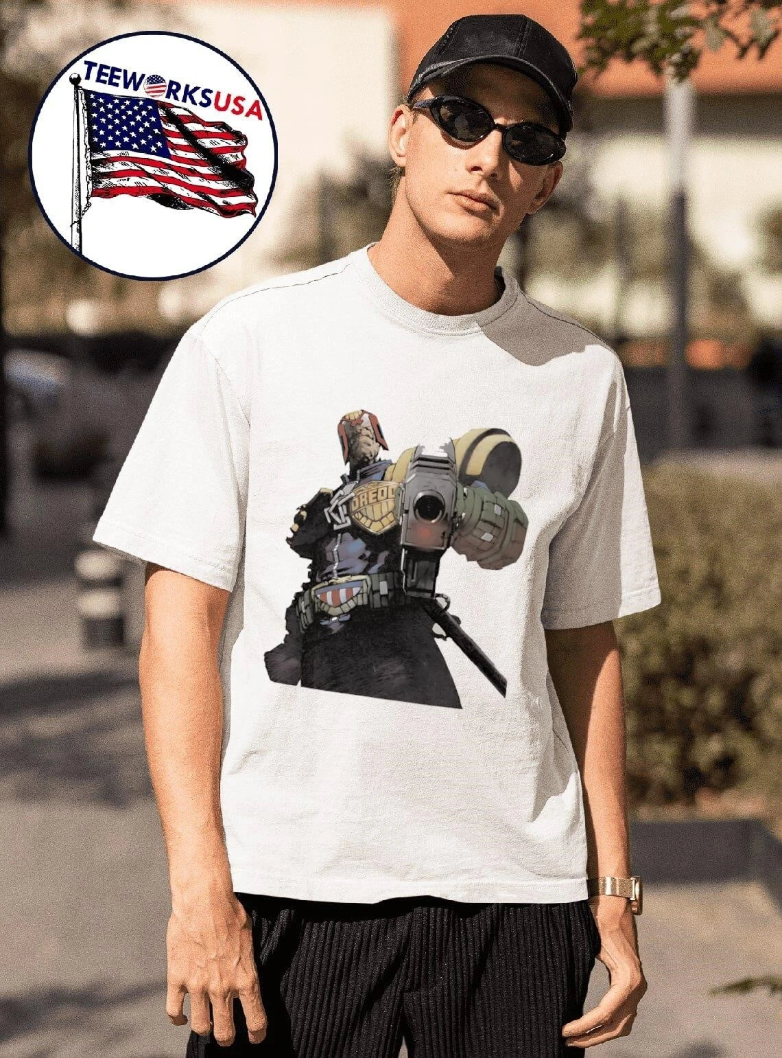 Judge Dredd Megazine 4.02 - Adult & Kids T-Shirts, Sweatshirts & Hoodies apparel design preview 1
