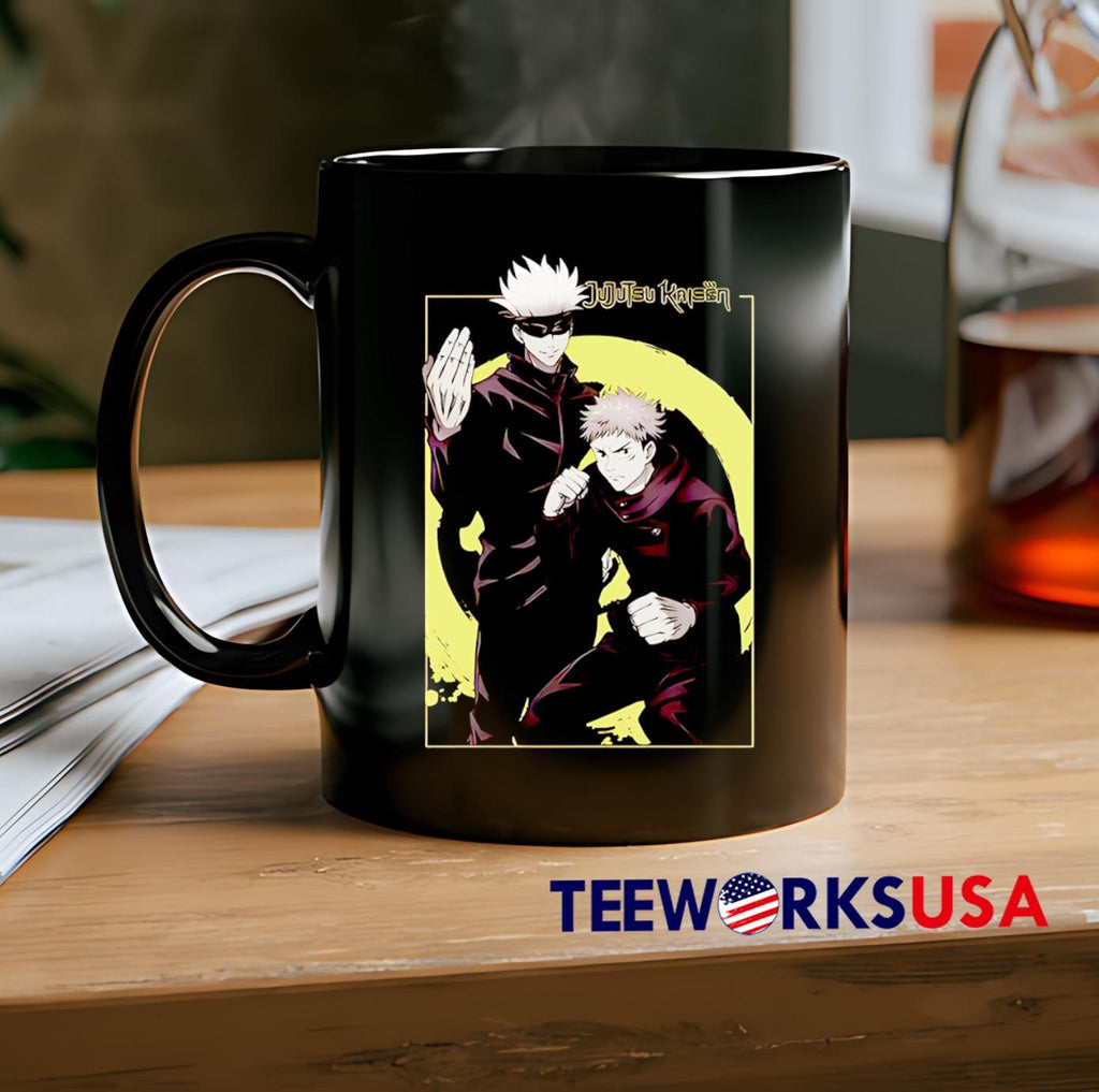 Jujutsu Kaisen Yuji and Gojo - Adult & Kids T-Shirts, Sweatshirts & Hoodies apparel design preview 2