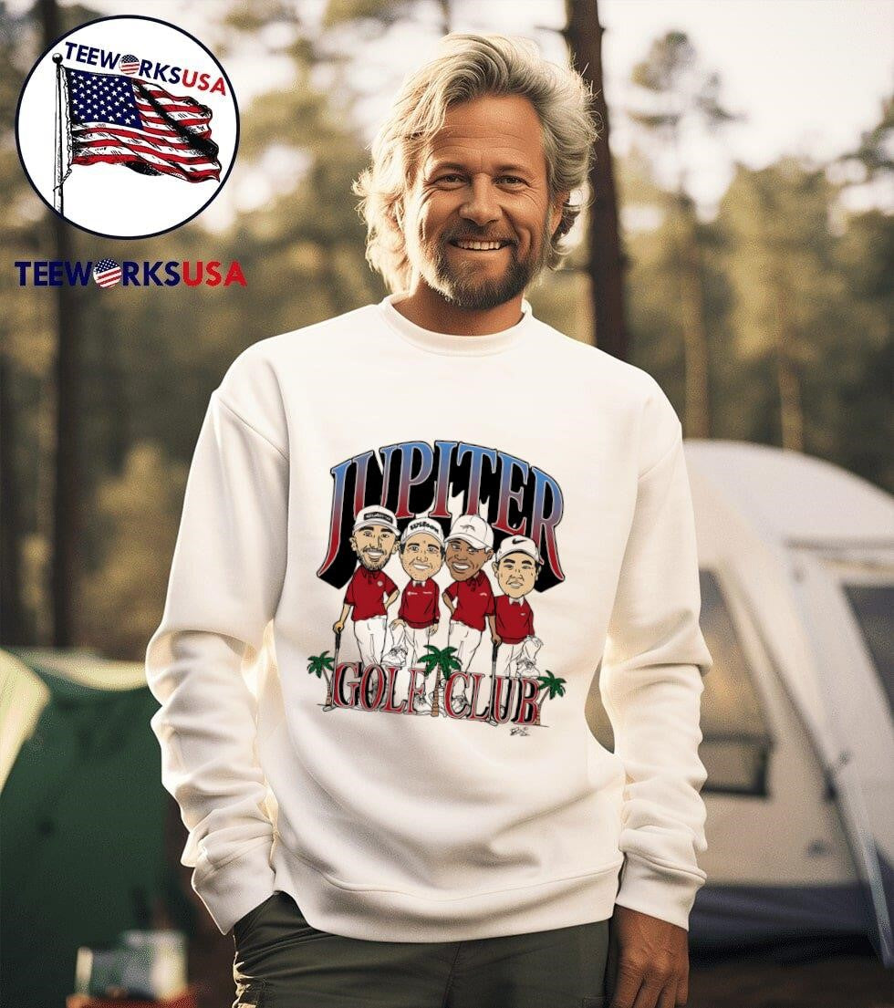 Jupiter Golf Club caricature - Adult & Kids T-Shirts, Sweatshirts & Hoodies apparel design preview 3