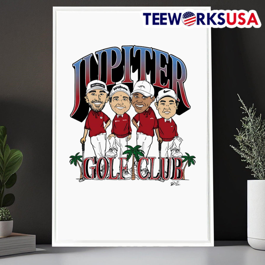 Jupiter Golf Club caricature - Adult & Kids T-Shirts, Sweatshirts & Hoodies apparel design preview 6