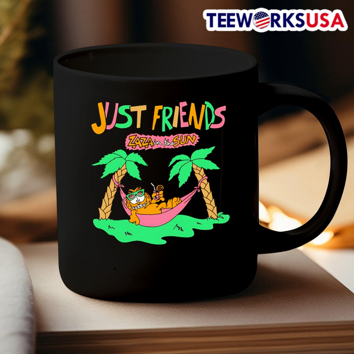 Just Friends Zaza In The Sun - Adult & Kids T-Shirts, Sweatshirts & Hoodies apparel design preview 3