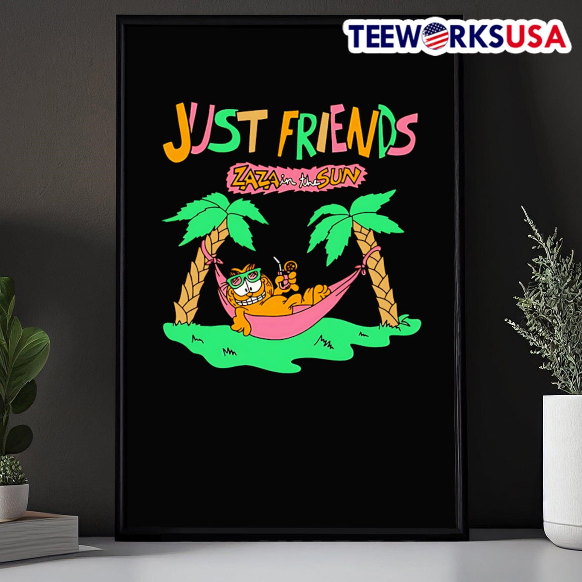 Just Friends Zaza In The Sun - Adult & Kids T-Shirts, Sweatshirts & Hoodies apparel design preview 5