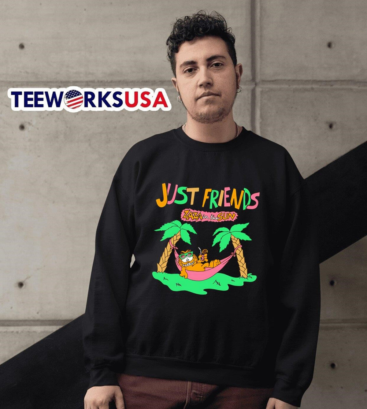 Just Friends Zaza In The Sun - Adult & Kids T-Shirts, Sweatshirts & Hoodies apparel design preview 6